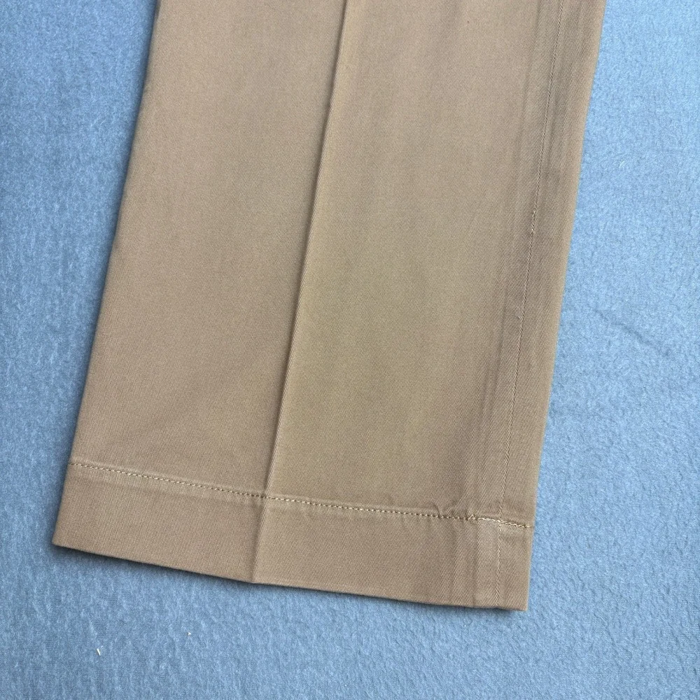 Polo Ralph Lauren Preston Pant Mens 40x30 Tan Khaki Chino Cotton Straight Leg